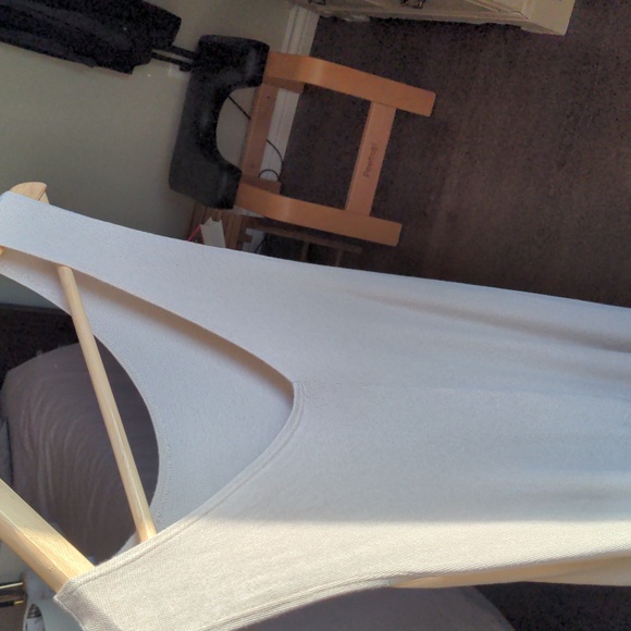 Lux Back2Front Tank Dress, Cream Reversible Canadian Summer Wedding mid-length - Picture 2 of 13